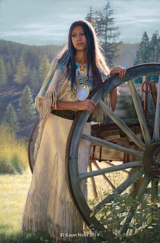 Austin Sculpture Native Indian Woman