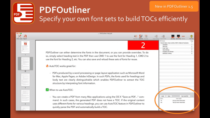 Pdfoutliner 1.4 free for mac os
